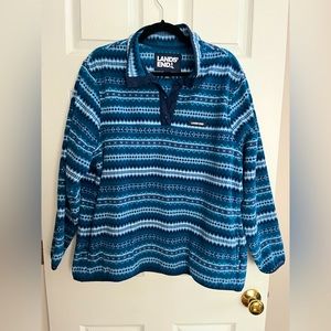 Lands’ End Fleece Pullover Women’s